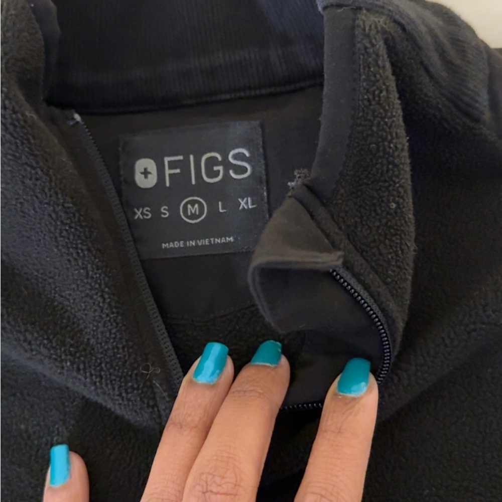 Figs Women's Fleece Charcoal Jacket
